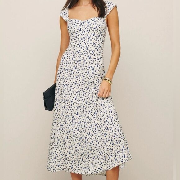 Reformation Dresses & Skirts - NWOT Reformation Bryson Mikinos Floral Midi Dress Size 2